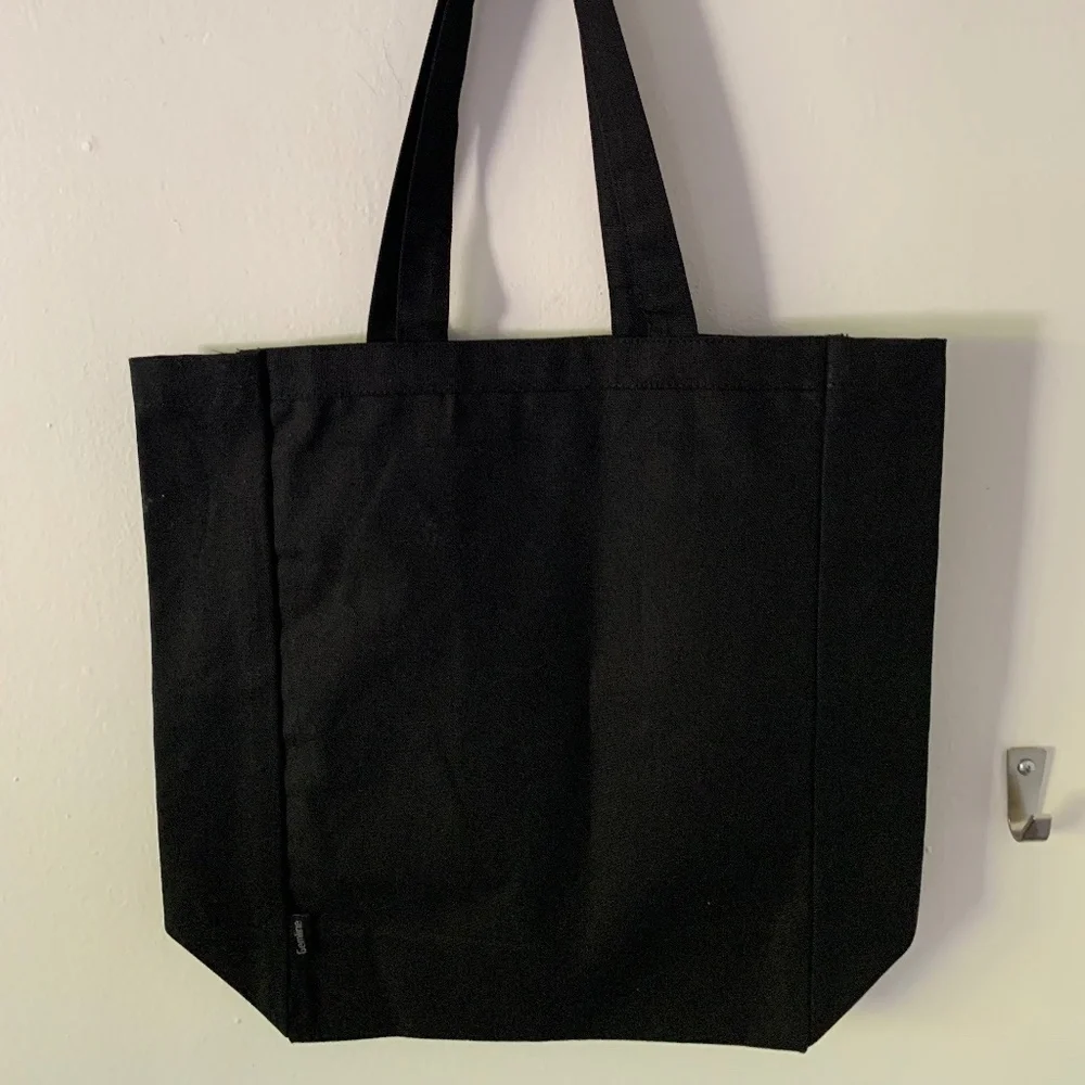 NWOT Broadway-themed Black Cotton Canvas Tote Bag